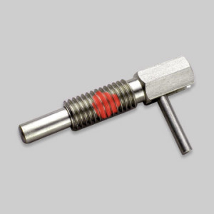 Without Patch 0.875 Thread Length 1//2-13 Thread Size HRSS Series Stainless Steel Non Lock-Out Type Inch Size Hand Retractable Spring Plunger with Knurled Handle