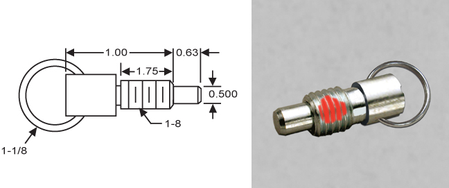 Hand Retractable Spring Plunger LPRW100 Hand Retractable Spring Plunger S&W Manufacturing Co Inc. Hand Retractable Spring Plunger LPRW100 Hand Retractable Spring Plunger S&W Manufacturing Co Inc.