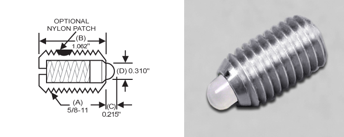 Inc. Ball & Spring Plunger SWB10-10SL Short Spring Plunger Light End Force S&W Manufacturing Co Inc. Ball & Spring Plunger SWB10-10SL Short Spring Plunger Light End Force S&W Manufacturing Co