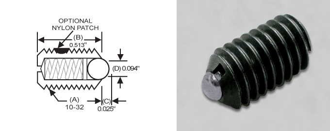 Ball & Spring Plunger SSW10-5B-316 Ball Plunger with Heavy & Light End Force S&W Manufacturing Co Inc. Ball & Spring Plunger SSW10-5B-316 Ball Plunger with Heavy & Light End Force S&W Manufacturing Co Inc.