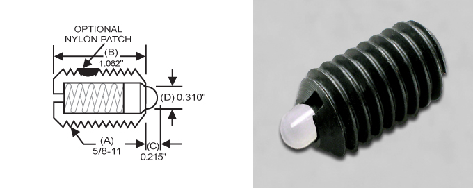 Inc. Ball & Spring Plunger SWB10-10SL Short Spring Plunger Light End Force S&W Manufacturing Co Inc. Ball & Spring Plunger SWB10-10SL Short Spring Plunger Light End Force S&W Manufacturing Co