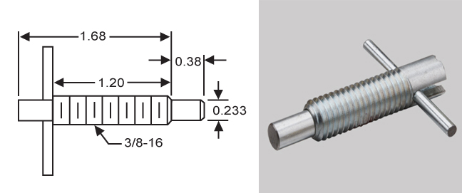 Ball & Spring Plunger STH38 T-Handle Locking Nose Without Patch S&W Manufacturing Co Inc. Ball & Spring Plunger STH38 T-Handle Locking Nose Without Patch S&W Manufacturing Co Inc.
